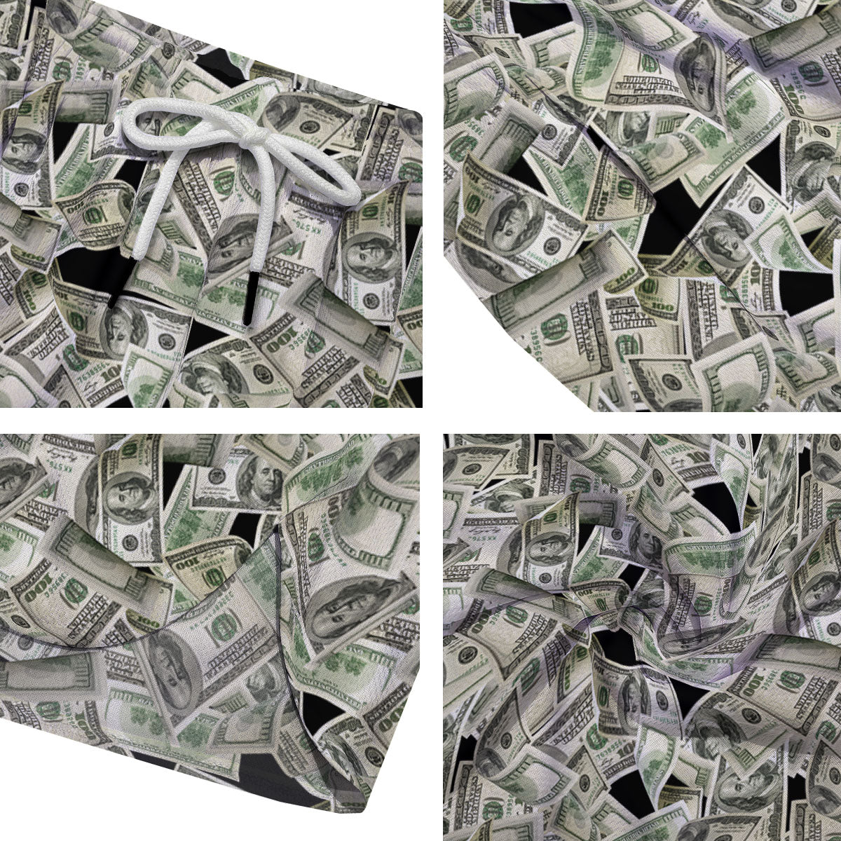 USD Flying Print Men's Running Shorts-grizzshop