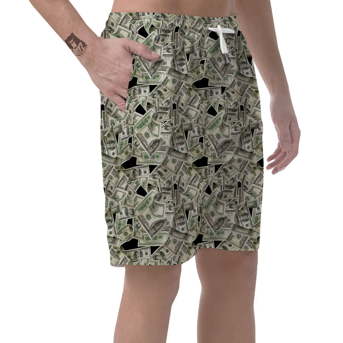 USD Flying Print Men's Shorts-grizzshop