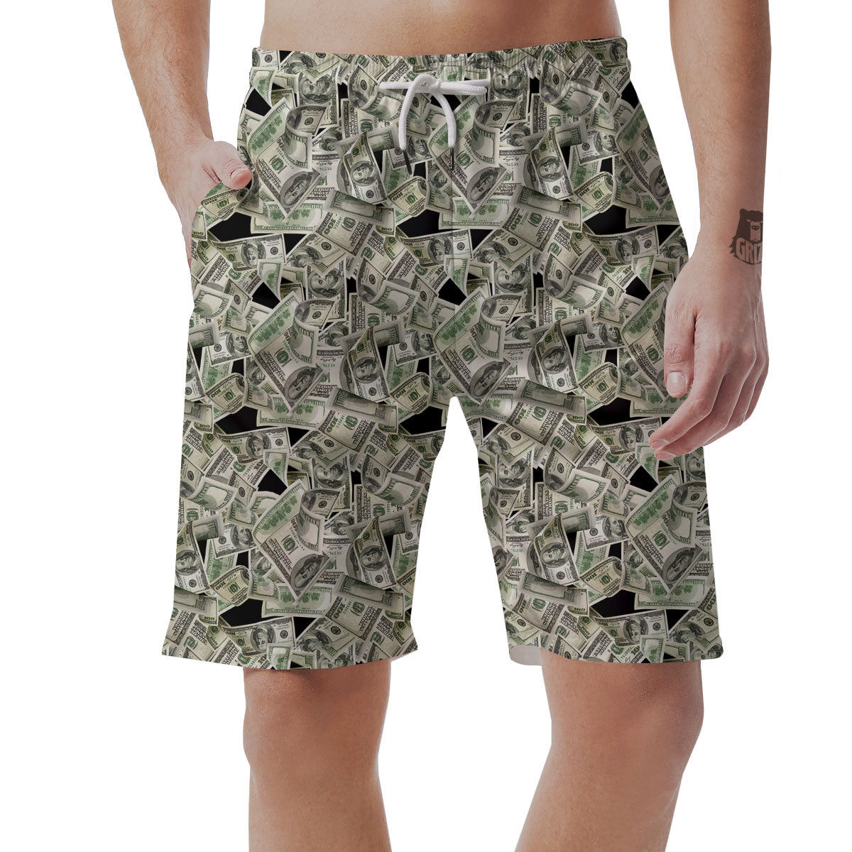USD Flying Print Men's Shorts-grizzshop