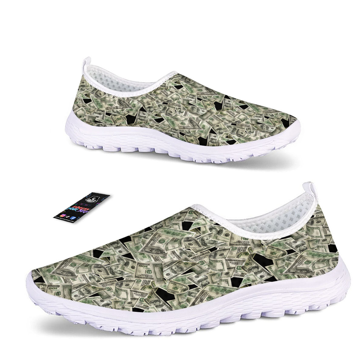 USD Flying Print Nurse Shoes-grizzshop