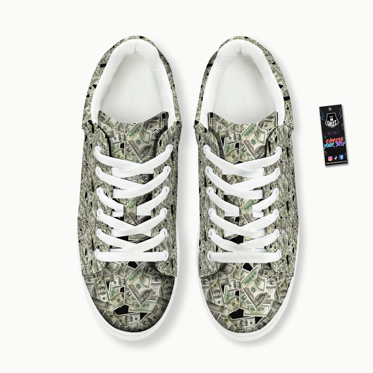 USD Flying Print Platform Shoes-grizzshop