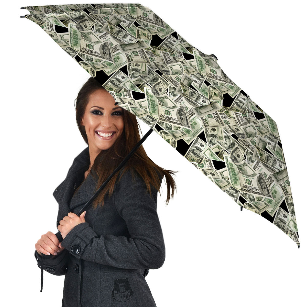 USD Flying Print Umbrella-grizzshop