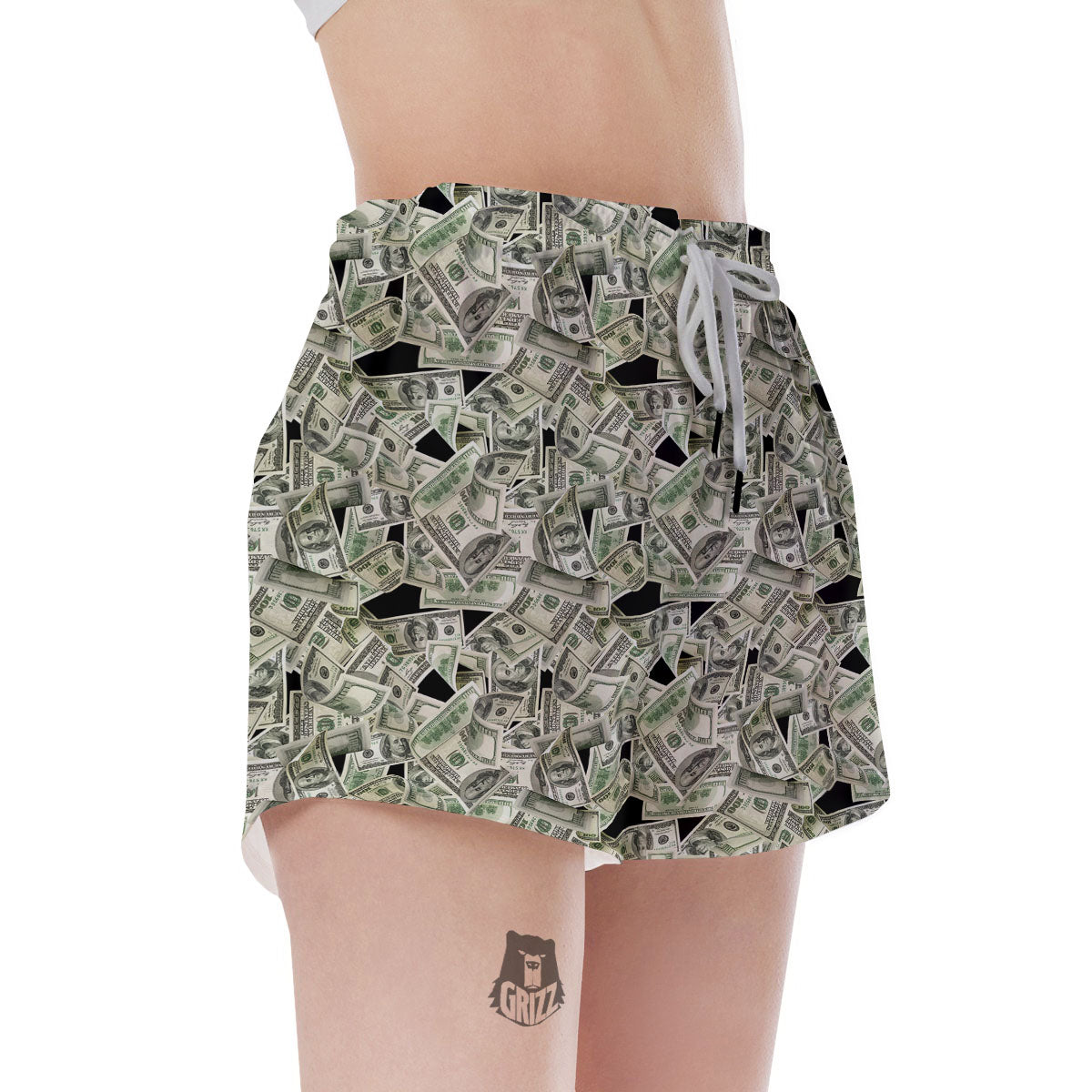 USD Flying Print Women's Shorts-grizzshop