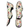 Ukulele Tropical Print Pattern Muay Thai Shin Guards-grizzshop