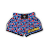 Uncle Sam Balloon Pattern Print Muay Thai Boxing Shorts-grizzshop