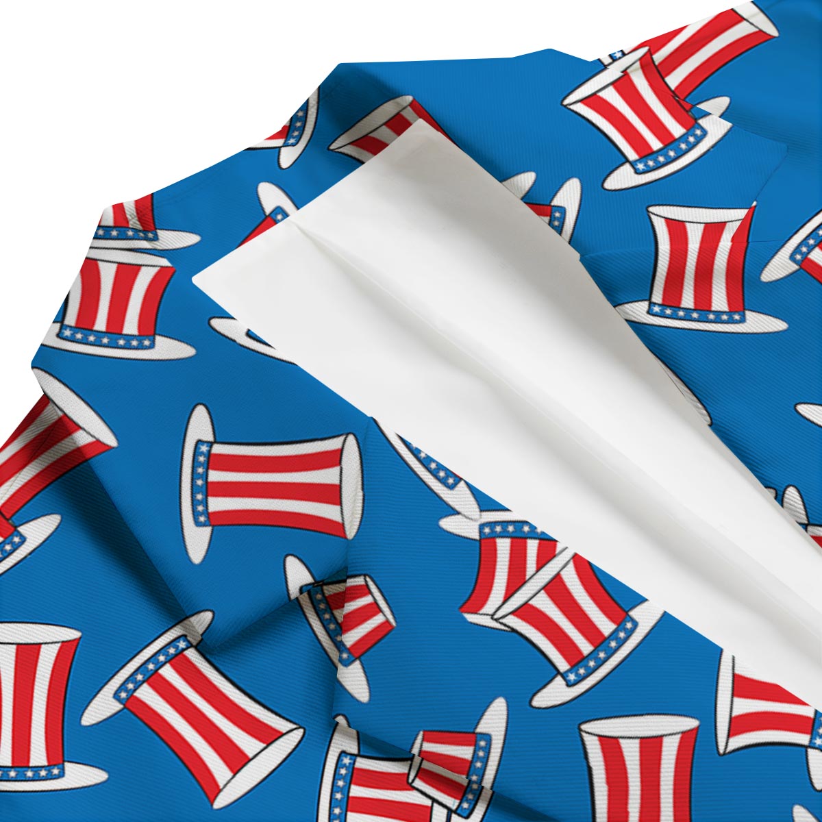 Uncle Sam Pattern Print Men's Blazer-grizzshop