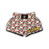 Uncle Sam Print Pattern Muay Thai Boxing Shorts-grizzshop