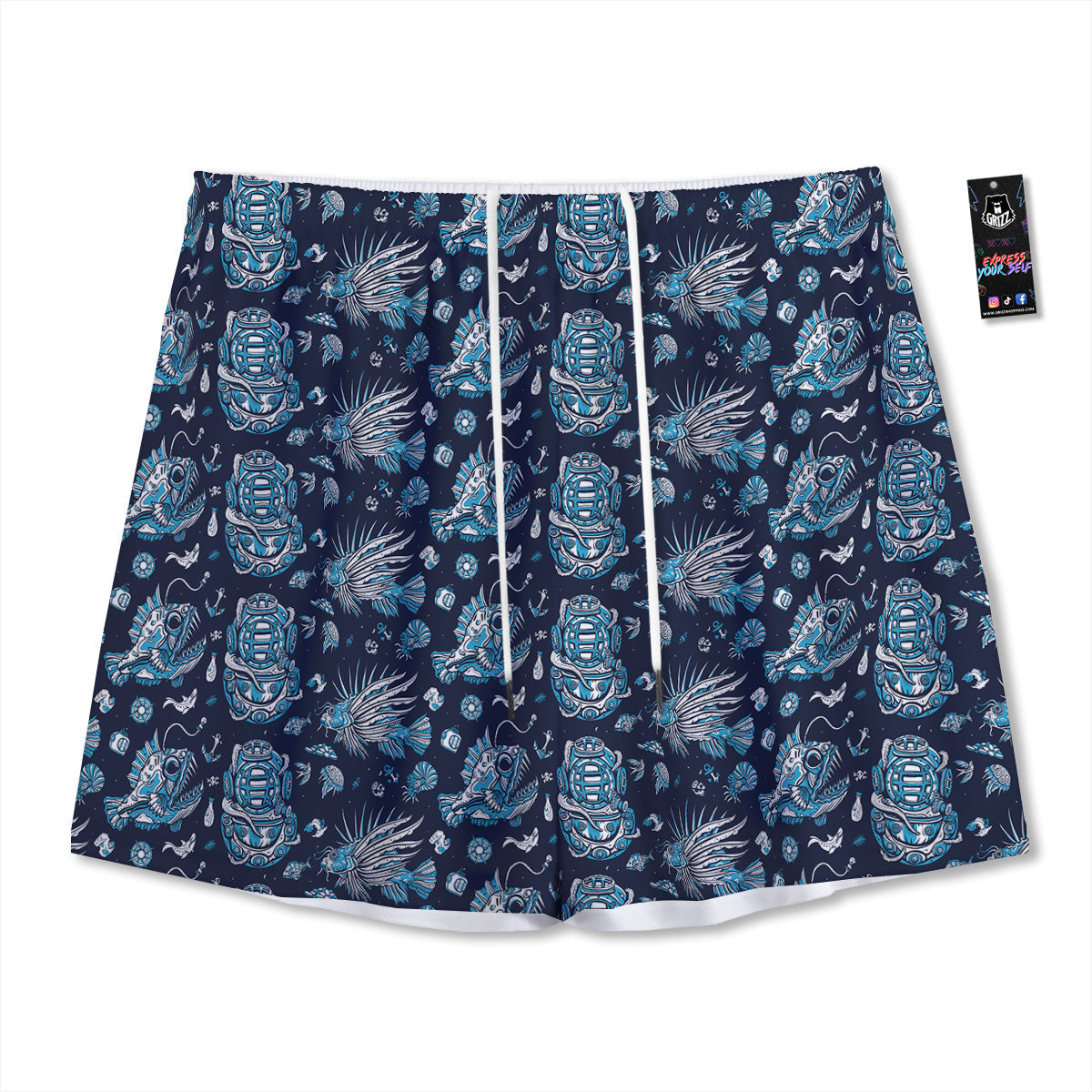 Watermelon Slices Cute Print Pattern Mesh Shorts