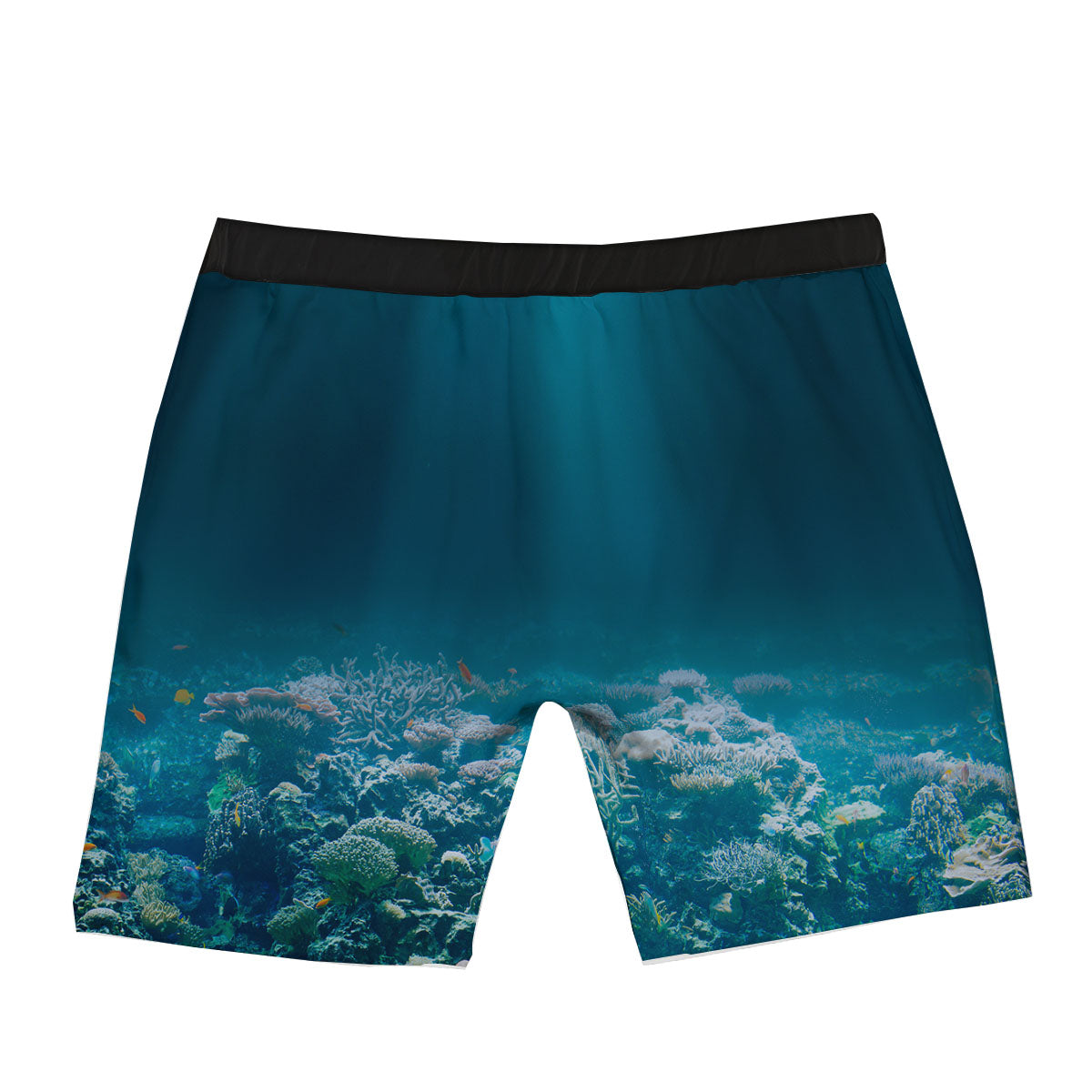 Underwater Ocean Print Boxer Briefs-grizzshop