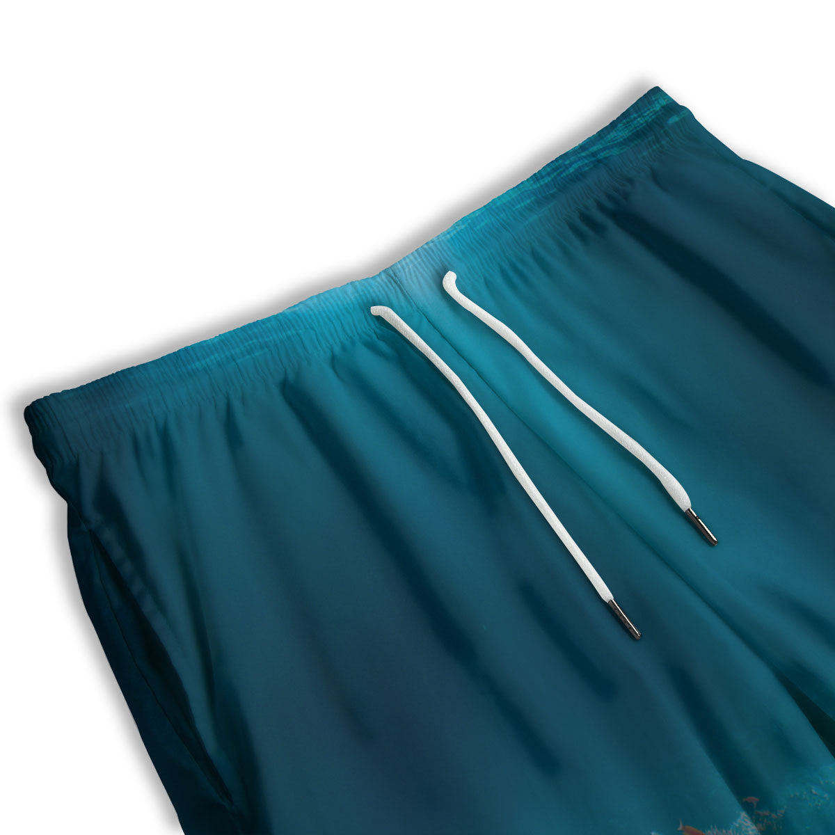 Underwater Ocean Print Men's Athletic Shorts