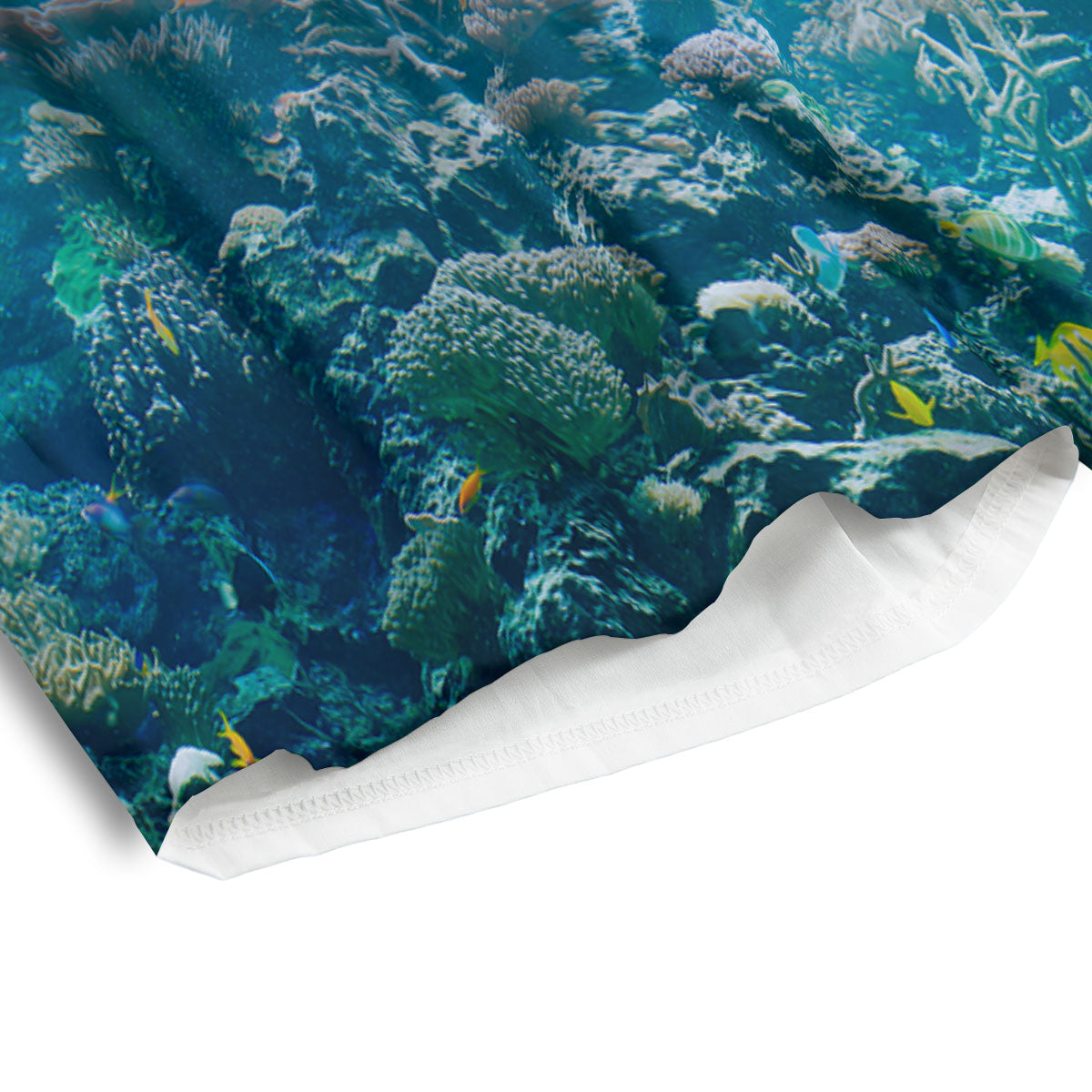 Underwater Ocean Print Men's Athletic Shorts
