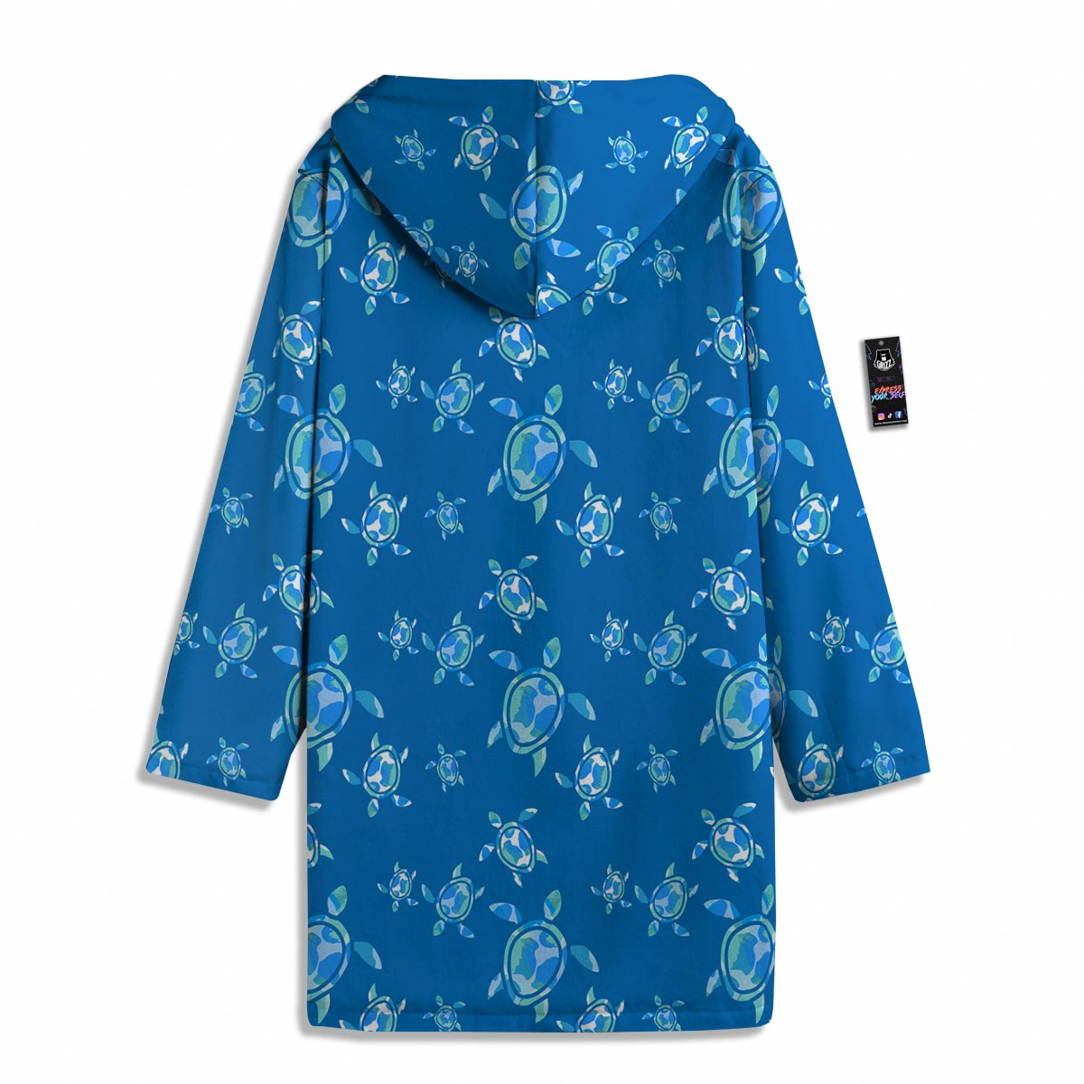 Underwater Sea Turtle Print Pattern Men's Windbreaker Jacket-grizzshop
