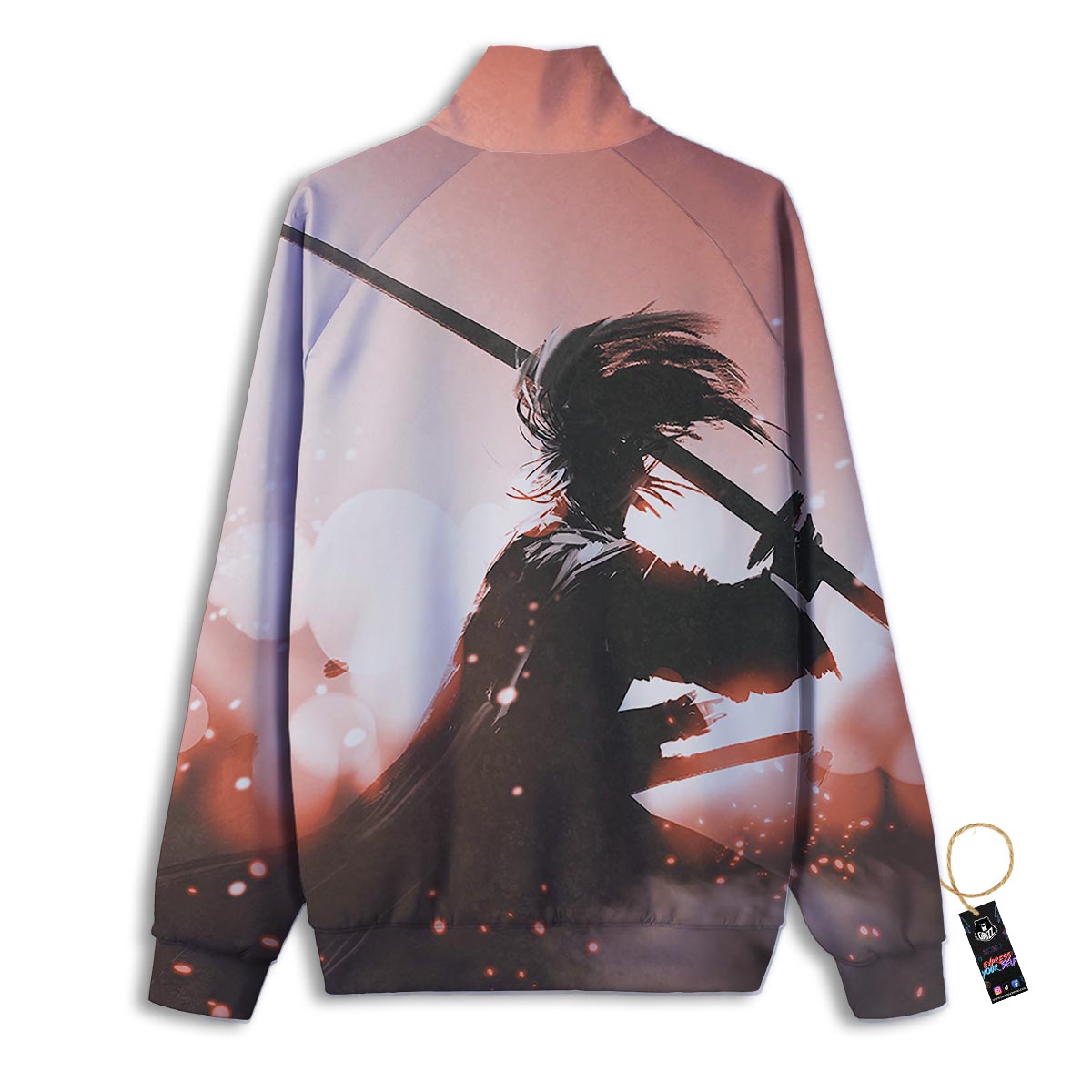 Underwater Sea Turtle Print Pattern Track Jacket-grizzshop