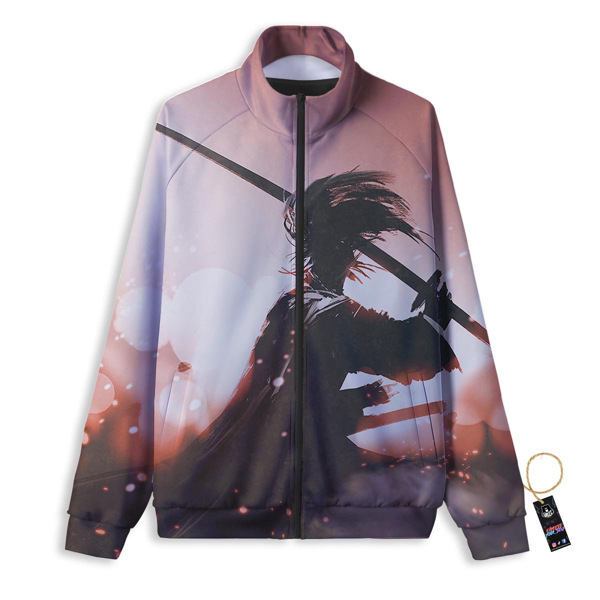 Underwater Sea Turtle Print Pattern Track Jacket-grizzshop
