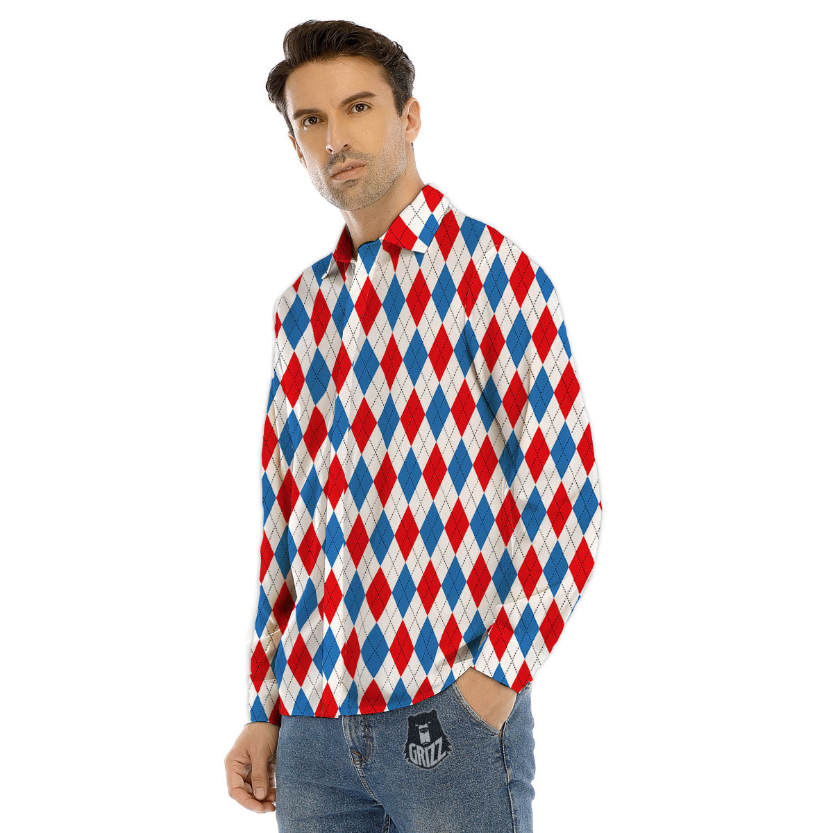 Underwater World Colorful Print Pattern Men's Dress Shirts-grizzshop