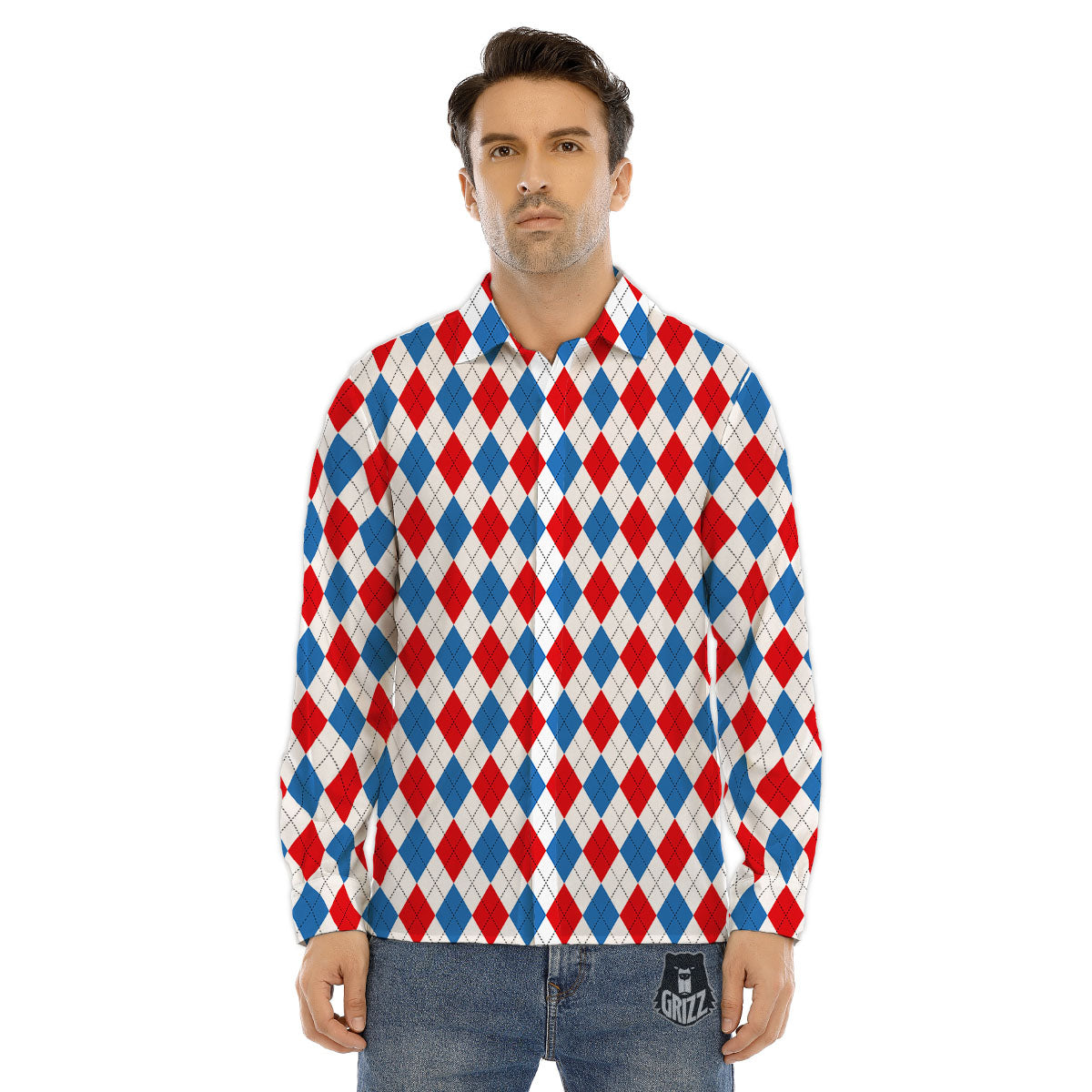 Underwater World Colorful Print Pattern Men's Dress Shirts-grizzshop