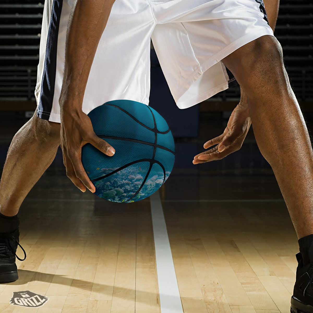 Underwater Ocean Print Basketball