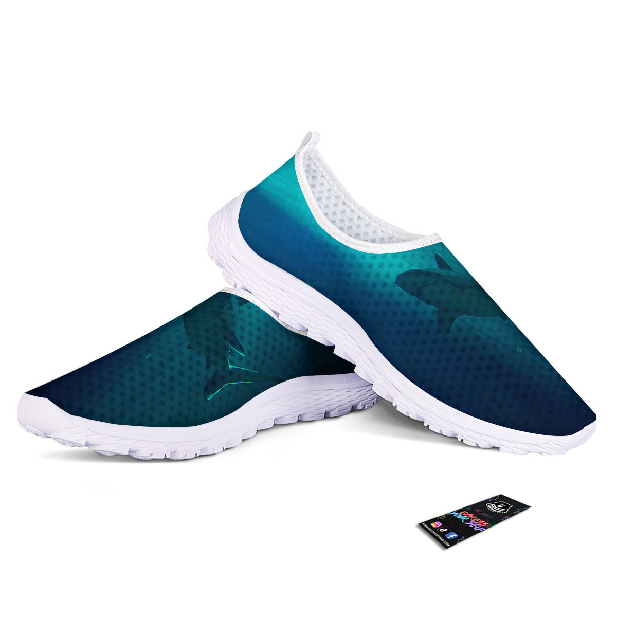 Underwear Shark Print Nurse Shoes-grizzshop