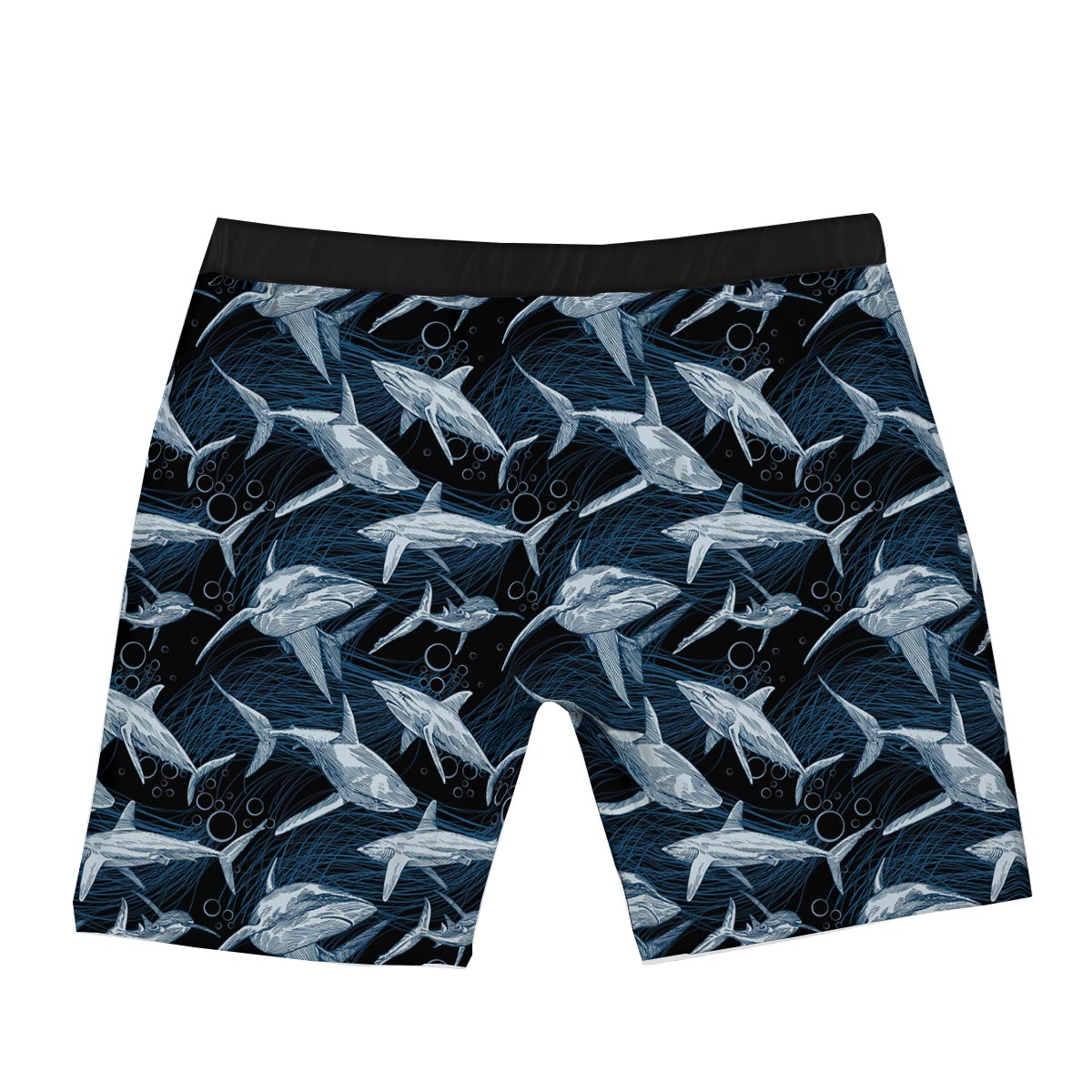 Underwear Shark Print Pattern Boxer Briefs-grizzshop