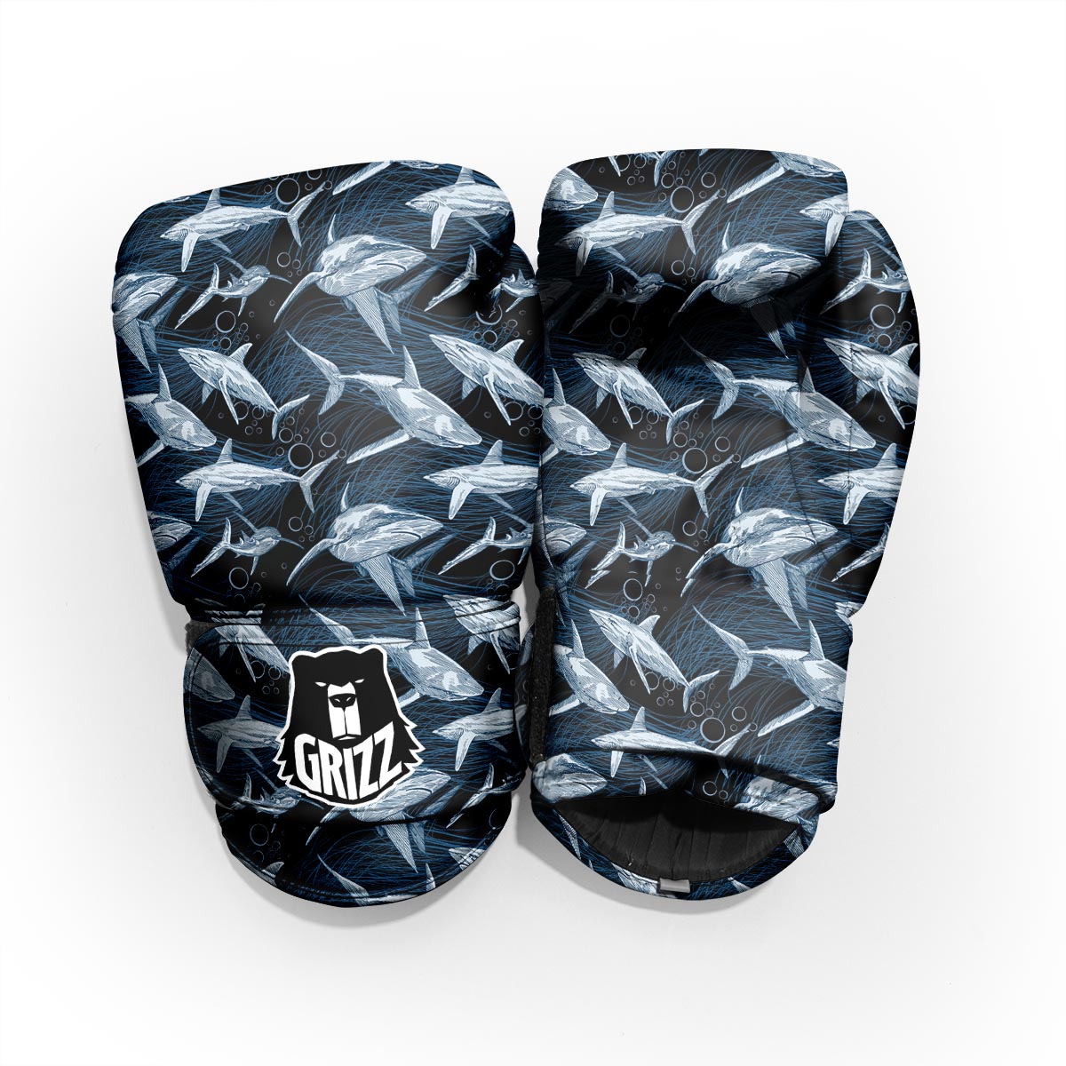 Underwear Shark Print Pattern Pro Boxing Glove