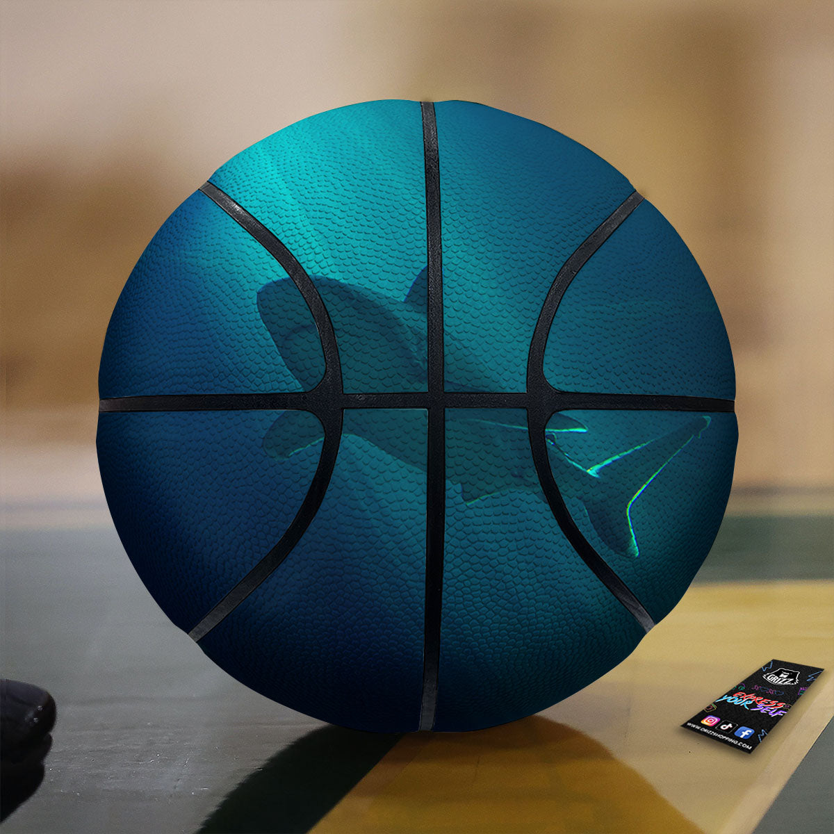 Watermelon Leaf Tropical Print Pattern Basketball