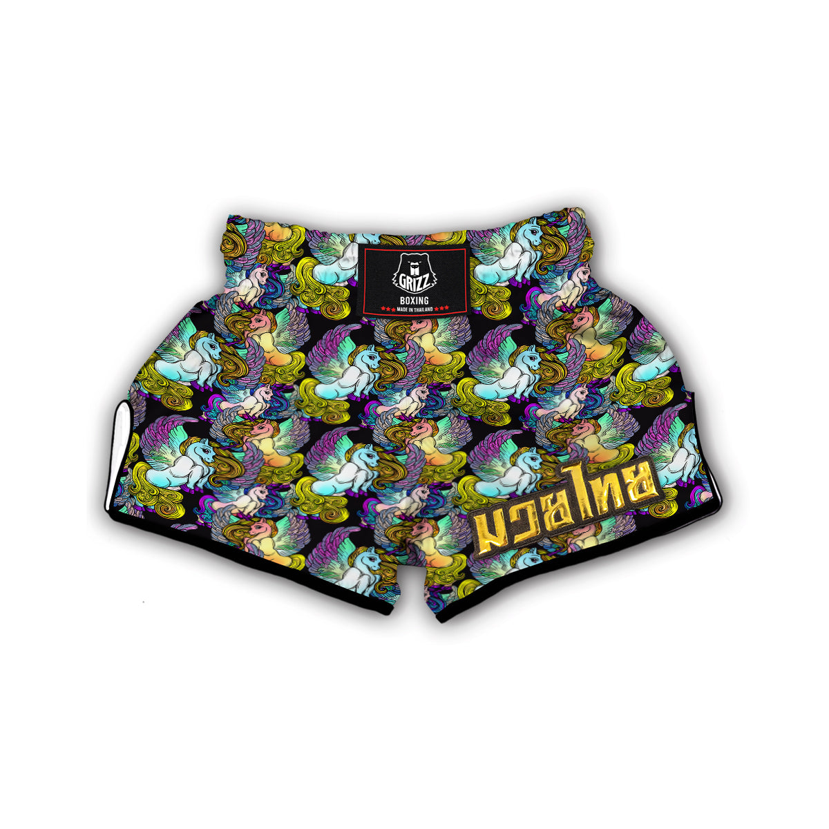 Unicon Cartoon Pattern Print Muay Thai Boxing Shorts-grizzshop