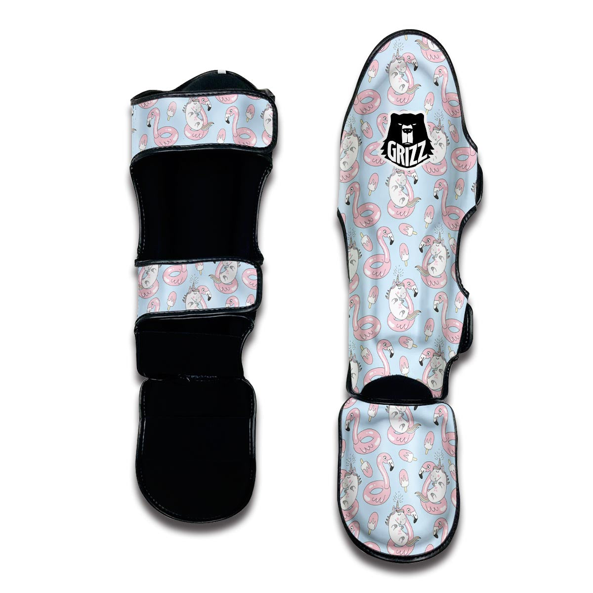 Unicon With Flamingo Muay Thai Shin Guards-grizzshop