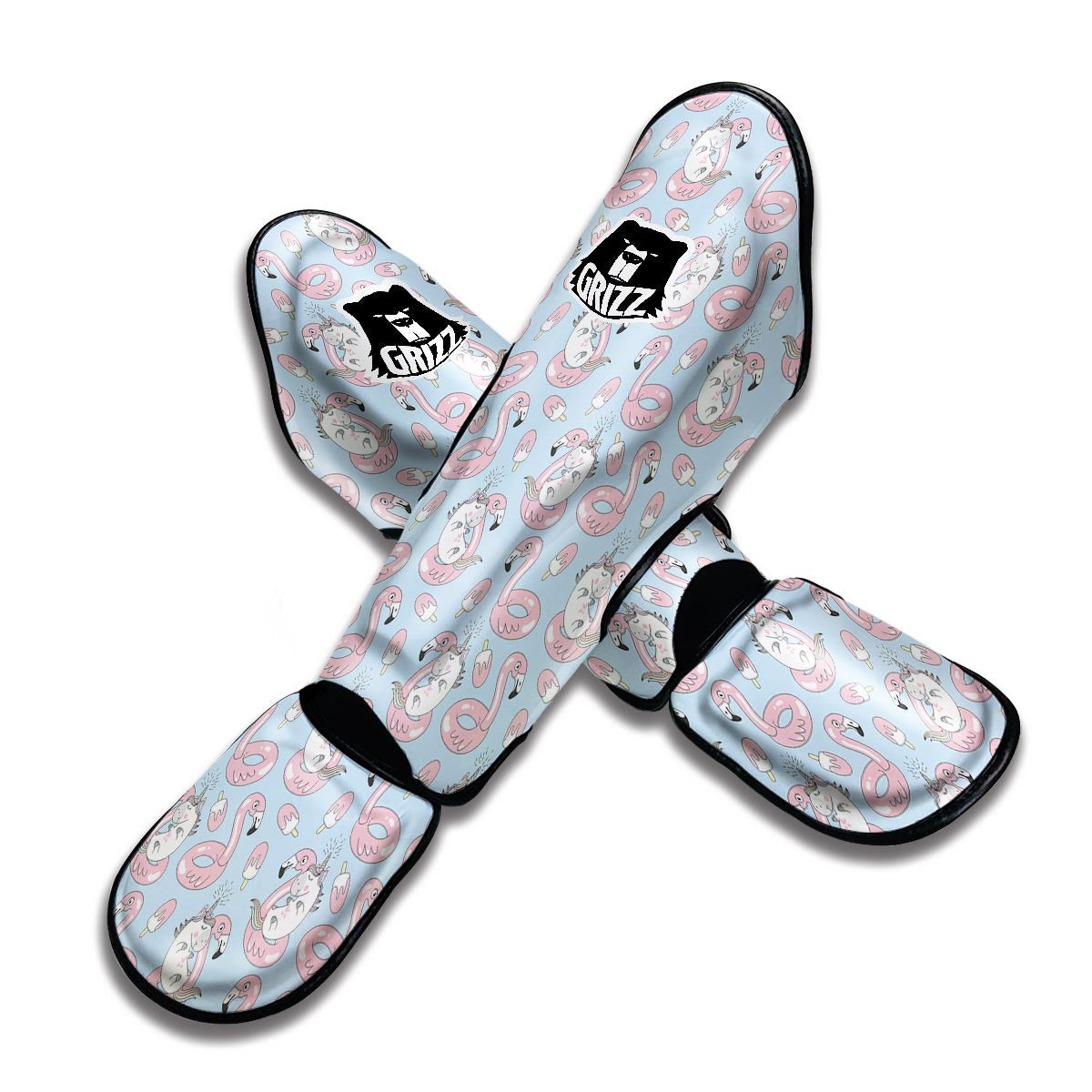 Unicon With Flamingo Muay Thai Shin Guards-grizzshop