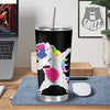 Unicorn 8-Bit Pixel Print Tumbler-grizzshop