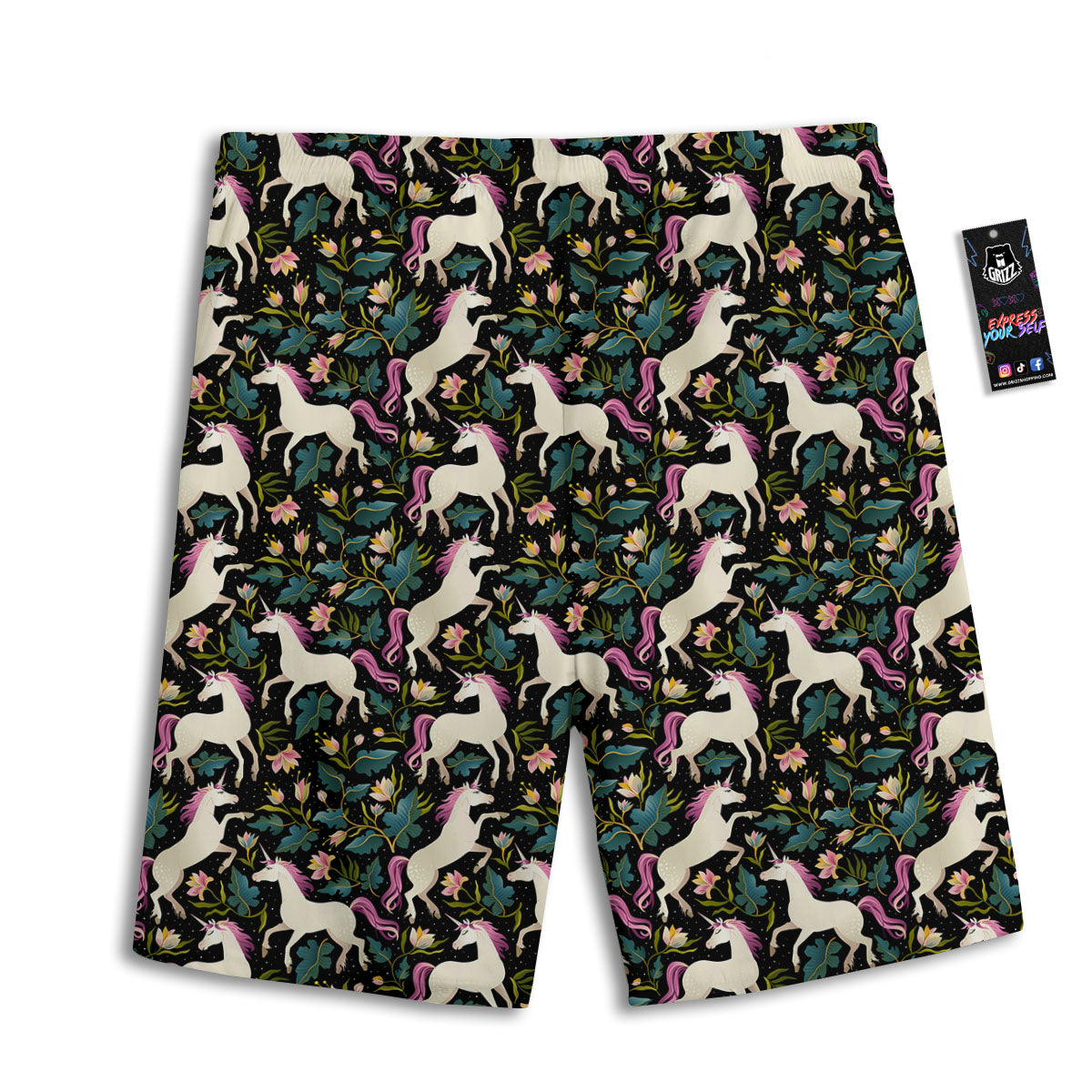 Vampire Bat Halloween Print Pattern Men's Athletic Shorts