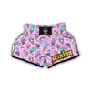 Unicorn Ice Cream Cone Pattern Print Muay Thai Boxing Shorts-grizzshop