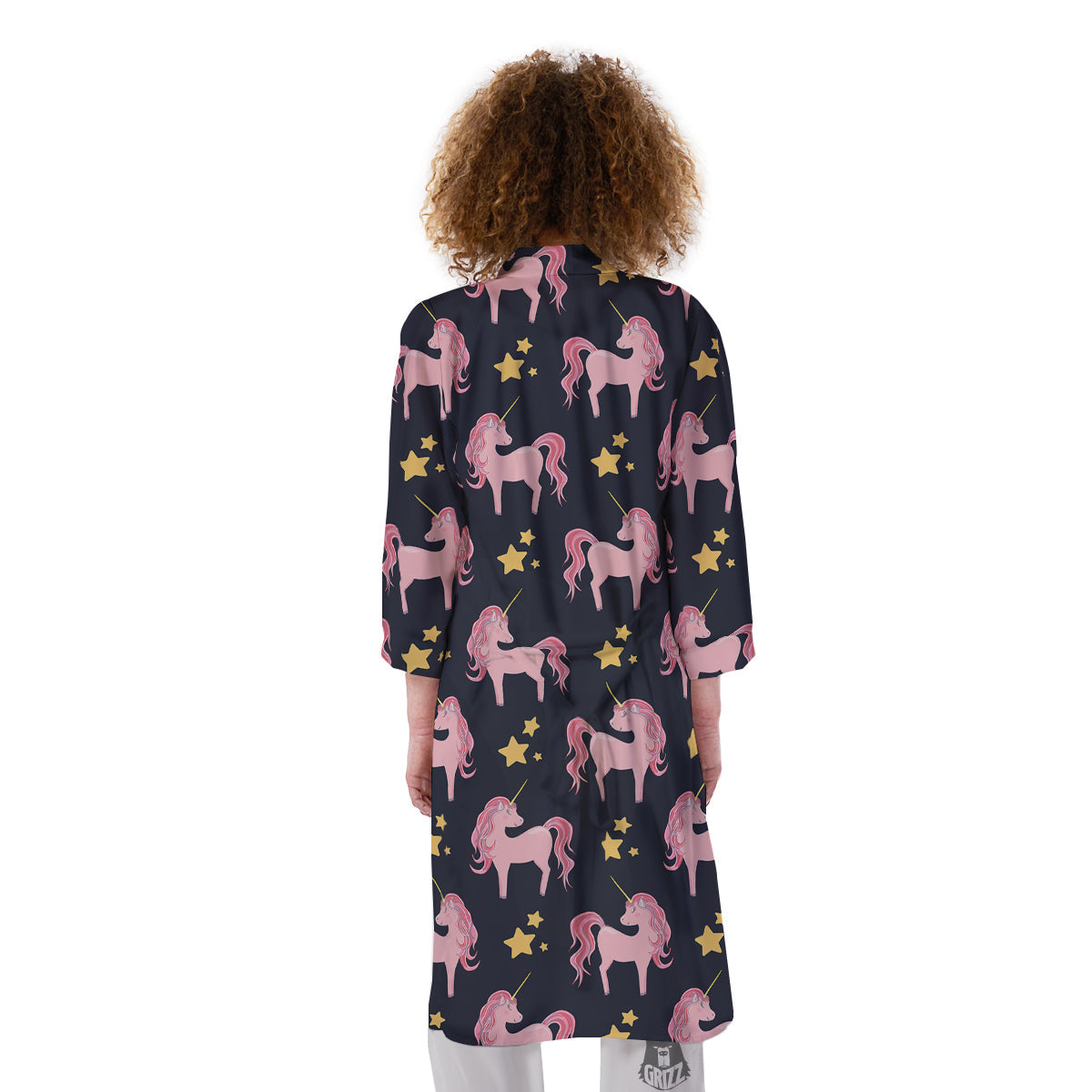 Unicorn Night Star Print Pattern Kimono-grizzshop