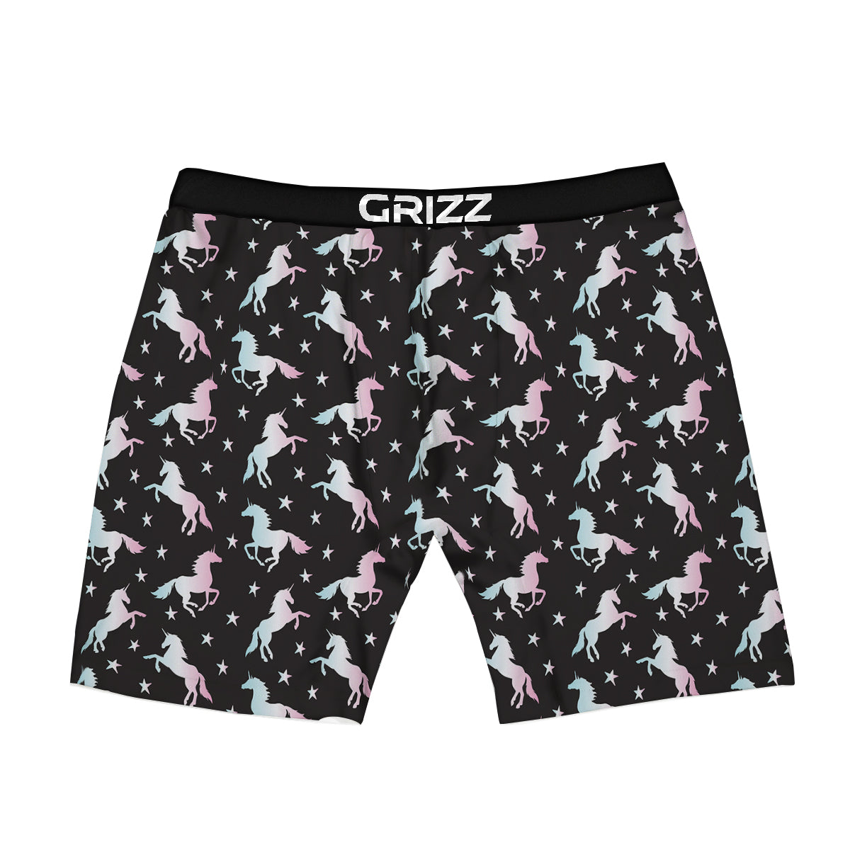 Unicorn Night Winged Print Pattern Boxer Briefs-grizzshop