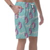 Unicorn Pastel Pattern Print Men's Shorts-grizzshop