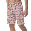 Unicorn Pattern Print Men's Shorts-grizzshop