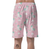 Unicorn Pink Pattern Print Men's Shorts-grizzshop