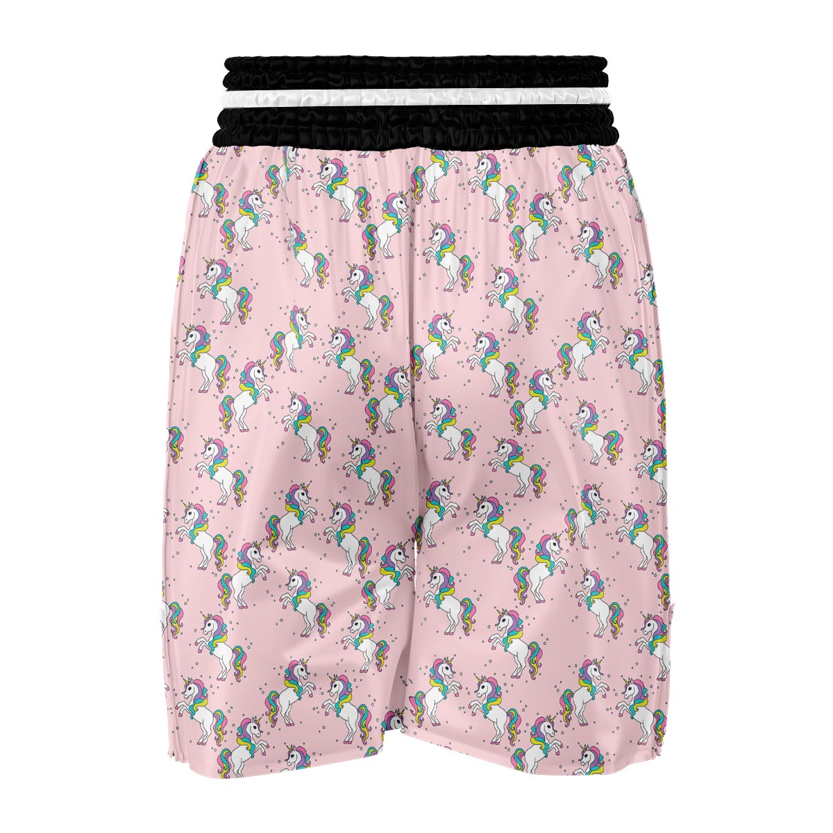 Unicorn Print Boxing Shorts-grizzshop