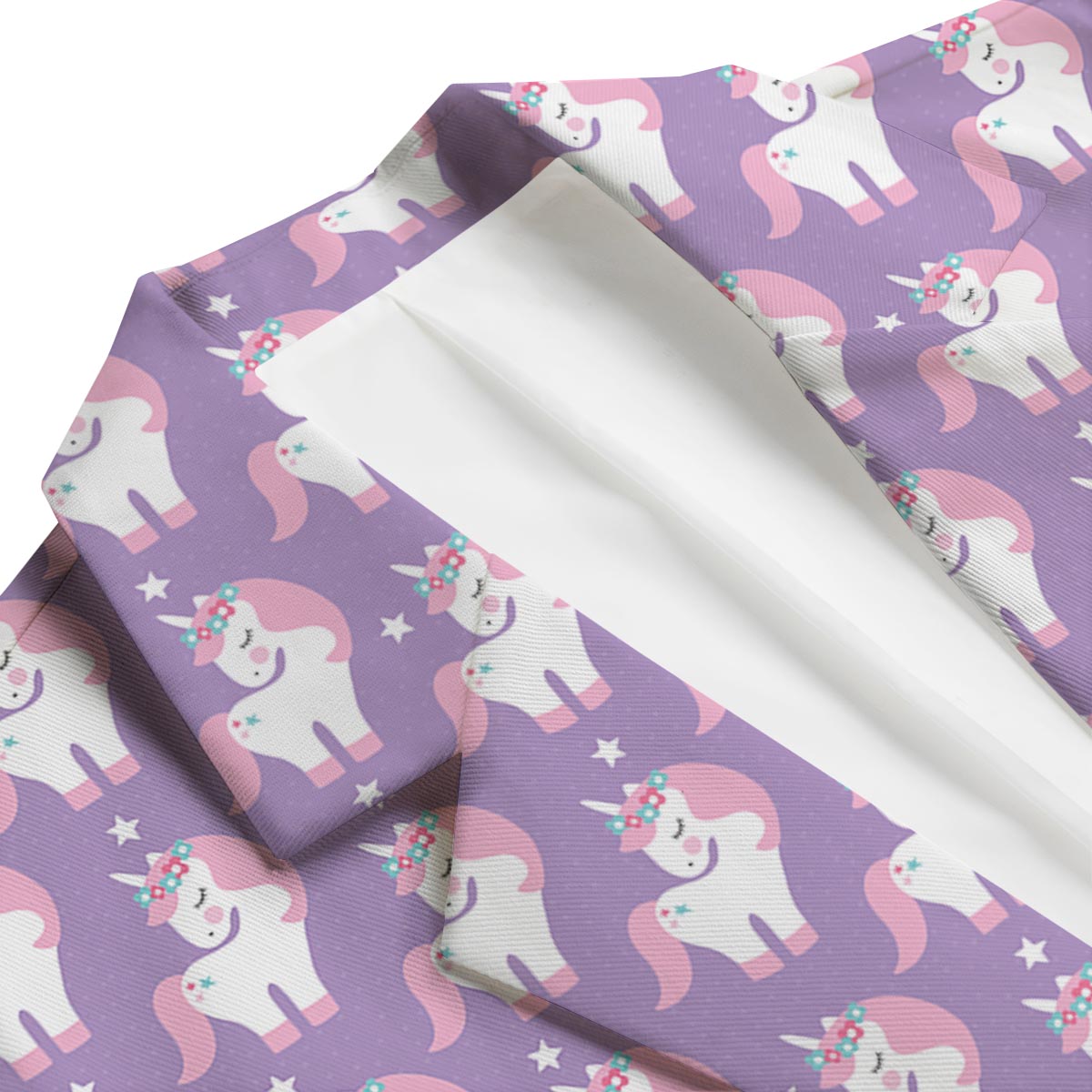 Unicorn Print Pattern Men's Blazer-grizzshop
