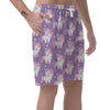 Unicorn Print Pattern Men's Shorts-grizzshop