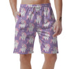 Unicorn Print Pattern Men's Shorts-grizzshop