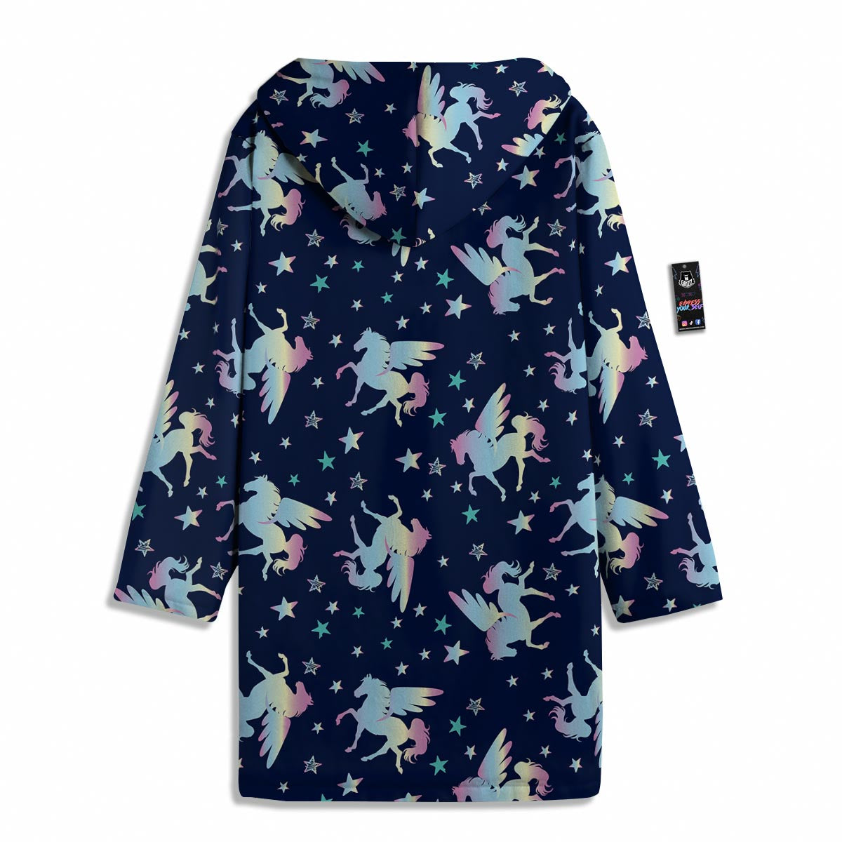 Unicorn Star Fairy Print Pattern Men's Windbreaker Jacket-grizzshop