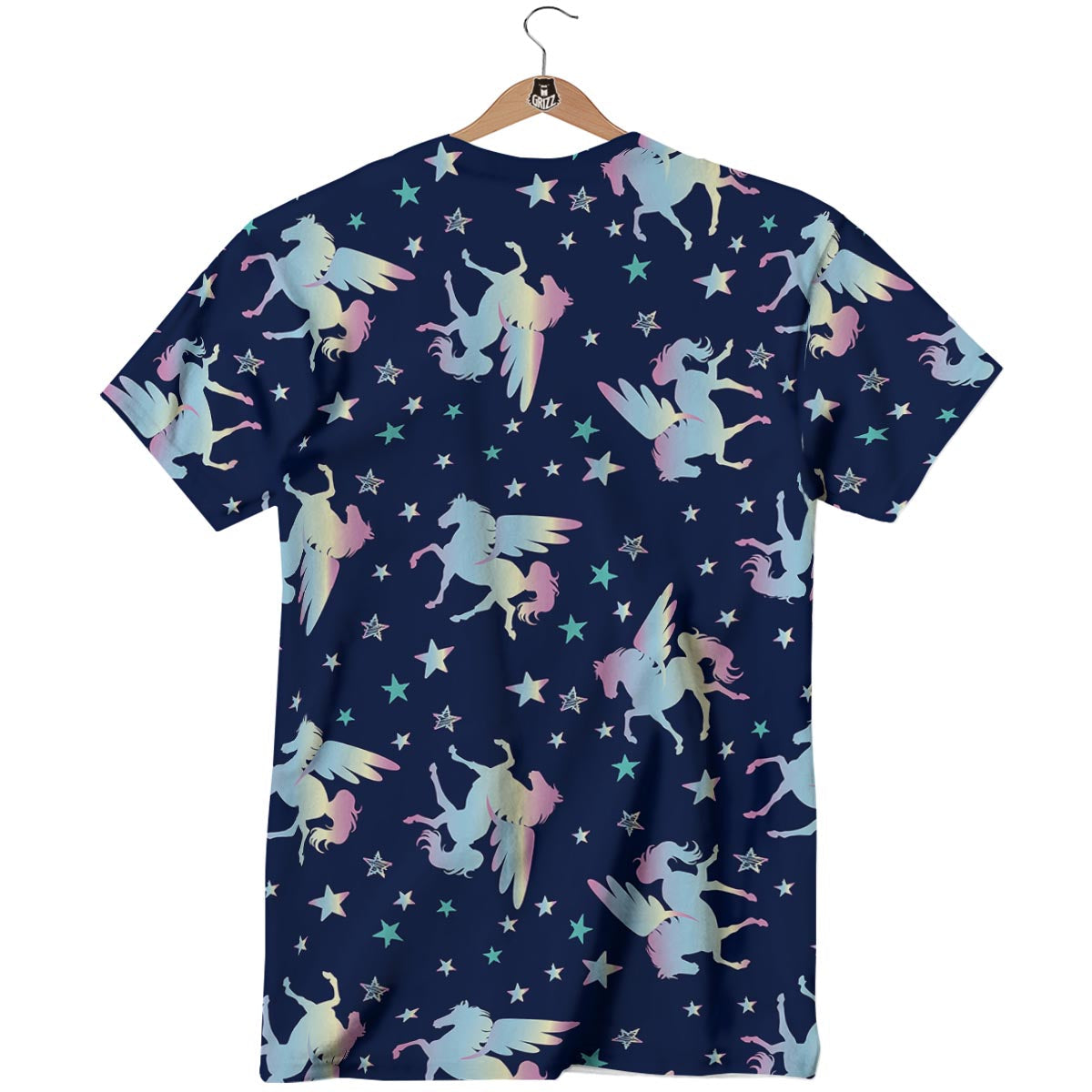 Unicorn Star Fairy Print Pattern T-Shirt-grizzshop