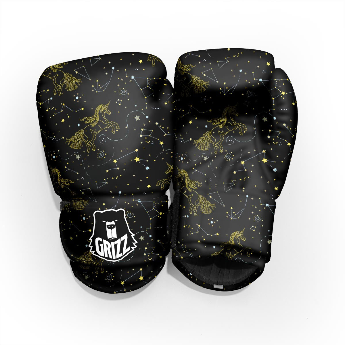 Unicorn Star Space Print Pattern Pro Boxing Glove