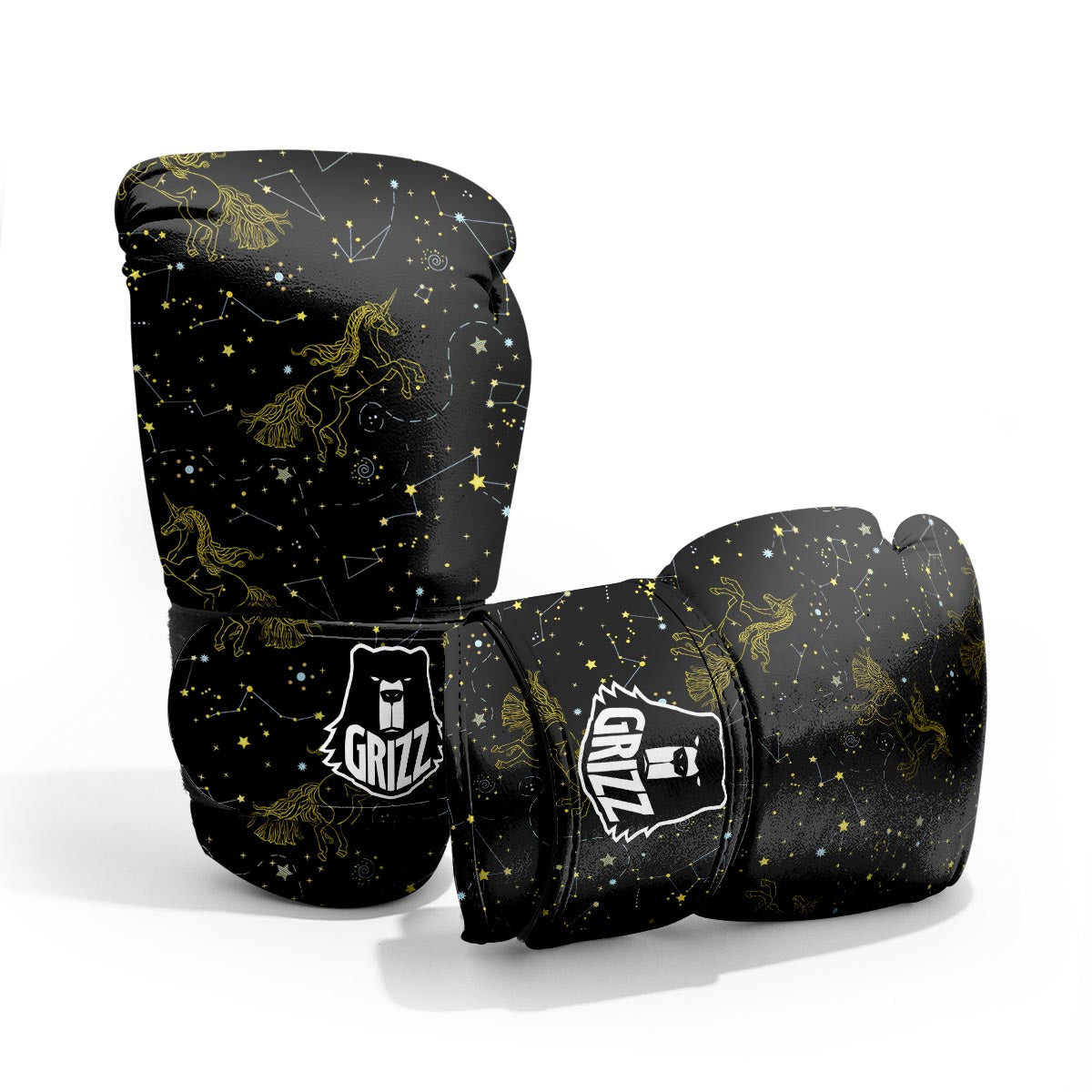 Unicorn Star Space Print Pattern Pro Boxing Glove