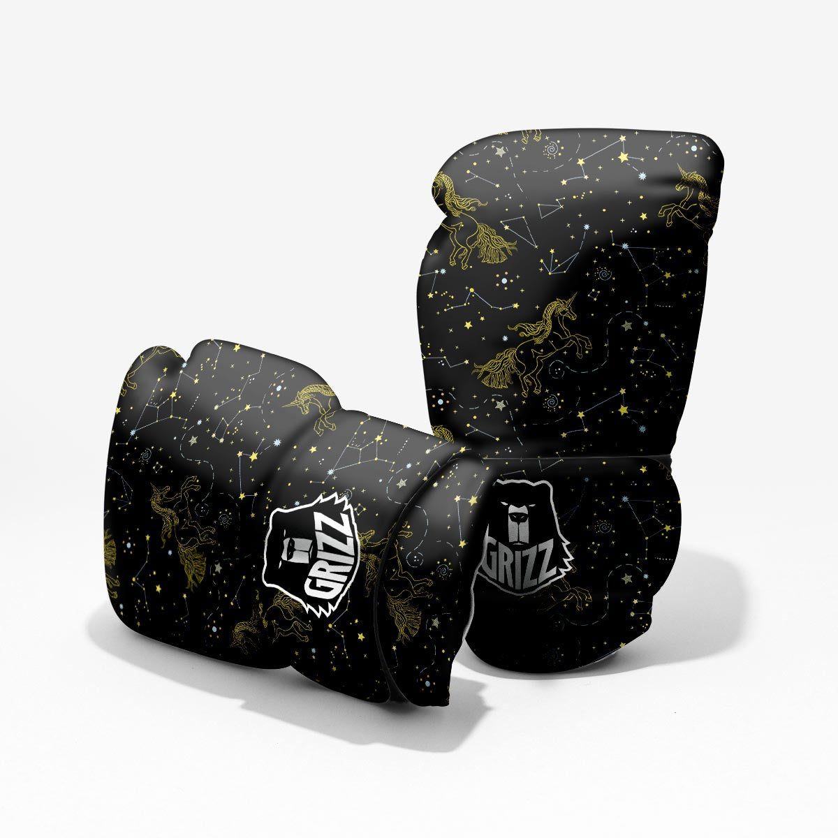 Unicorn Star Space Print Pattern Pro Boxing Glove