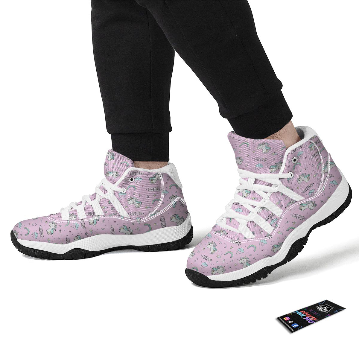 Unicorn White Bball Shoes-grizzshop