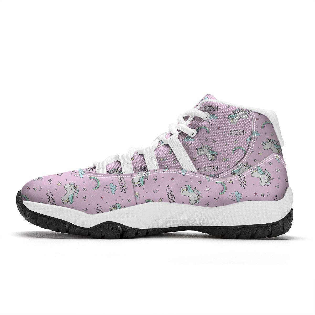 Unicorn White Bball Shoes-grizzshop
