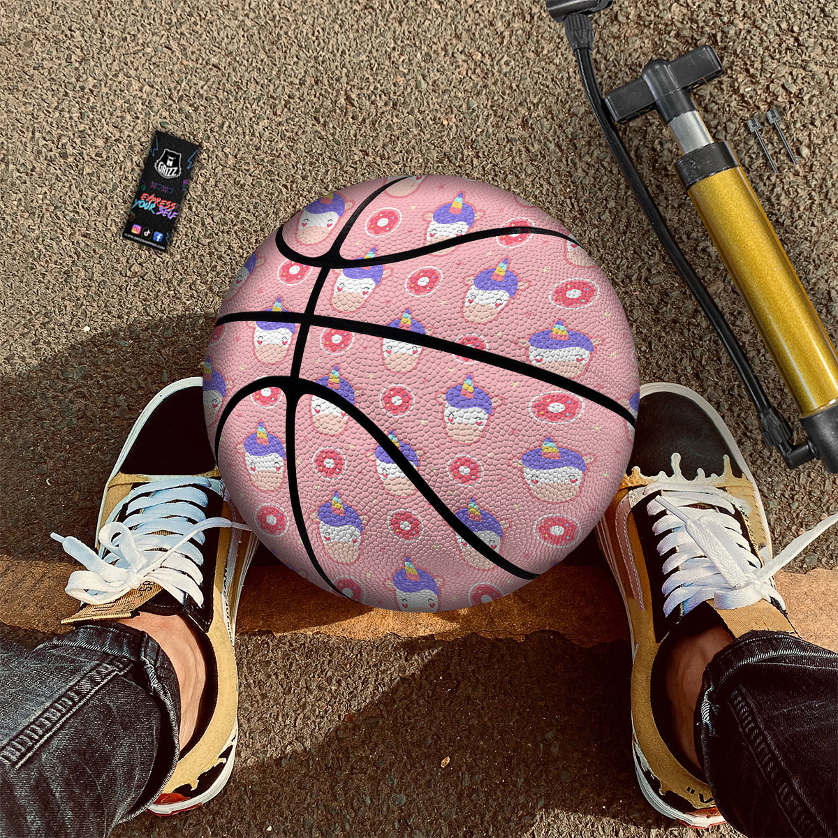 Watermelon Leaves Tropical Print Pattern Basketball