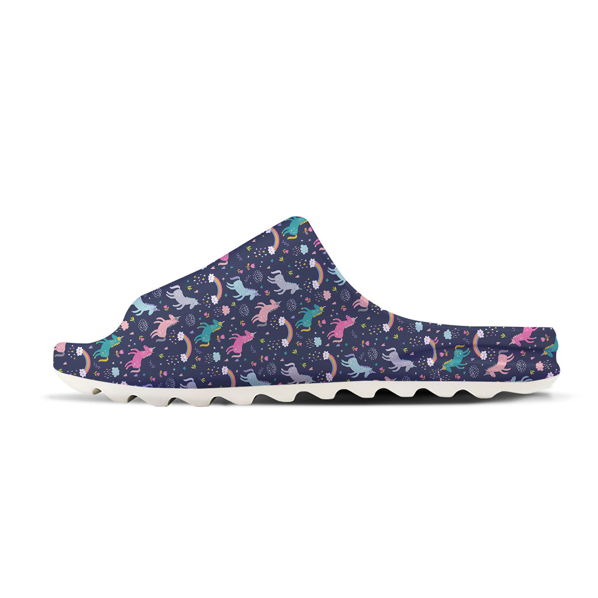 Unicorn Doodle Print Pattern Sandals-grizzshop