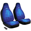 Unidentified Flying Object Blue Print Car Seat Covers-grizzshop